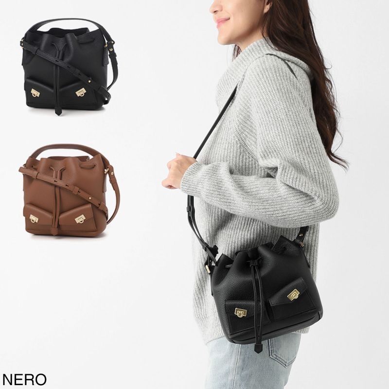 FERRAGAMO フェラガモ バケットバッグ 2WAY/ショルダーバッグ