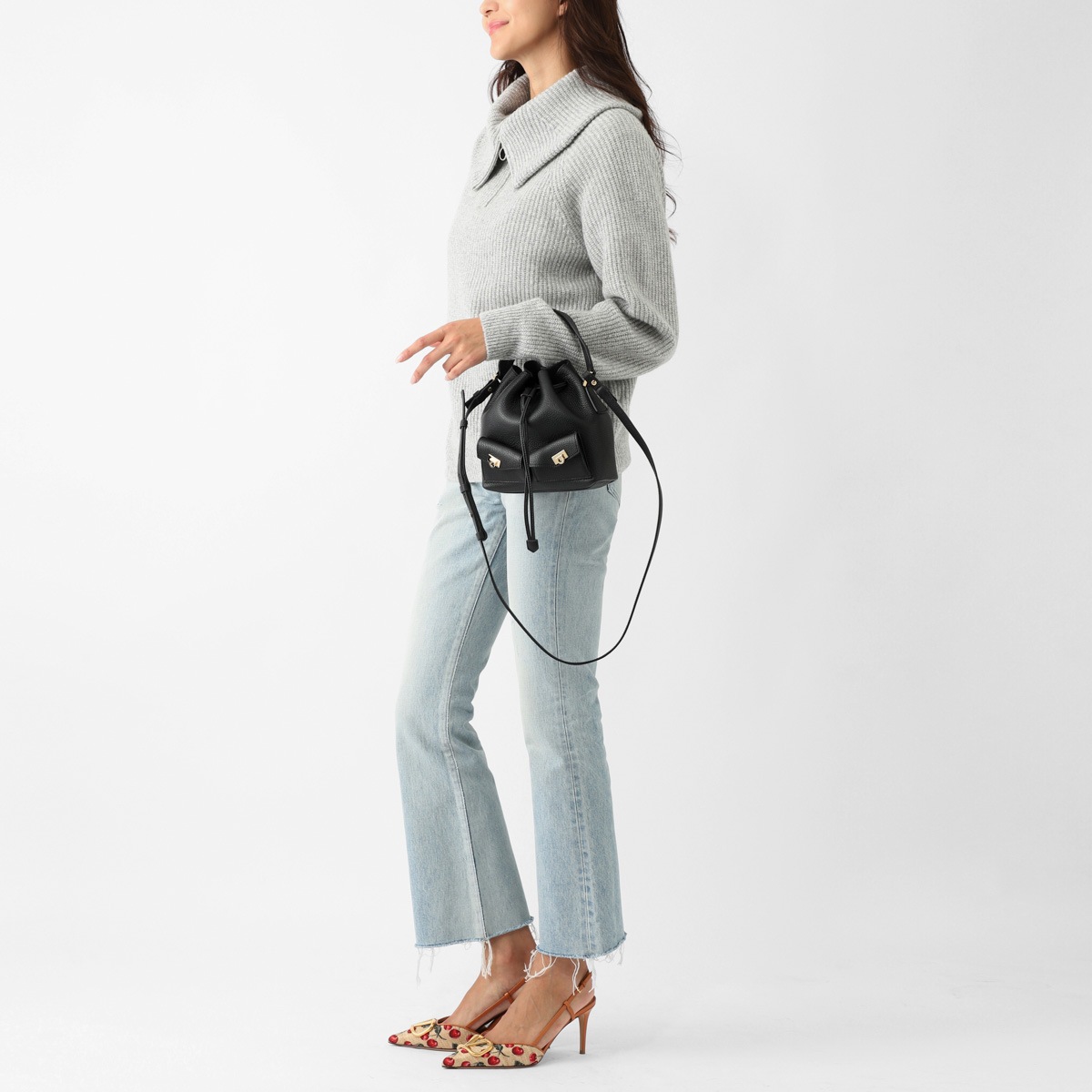 FERRAGAMO フェラガモ バケットバッグ 2WAY/ショルダーバッグ