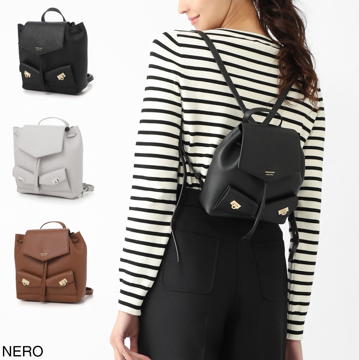 FERRAGAMO フェラガモ バックパック レディース