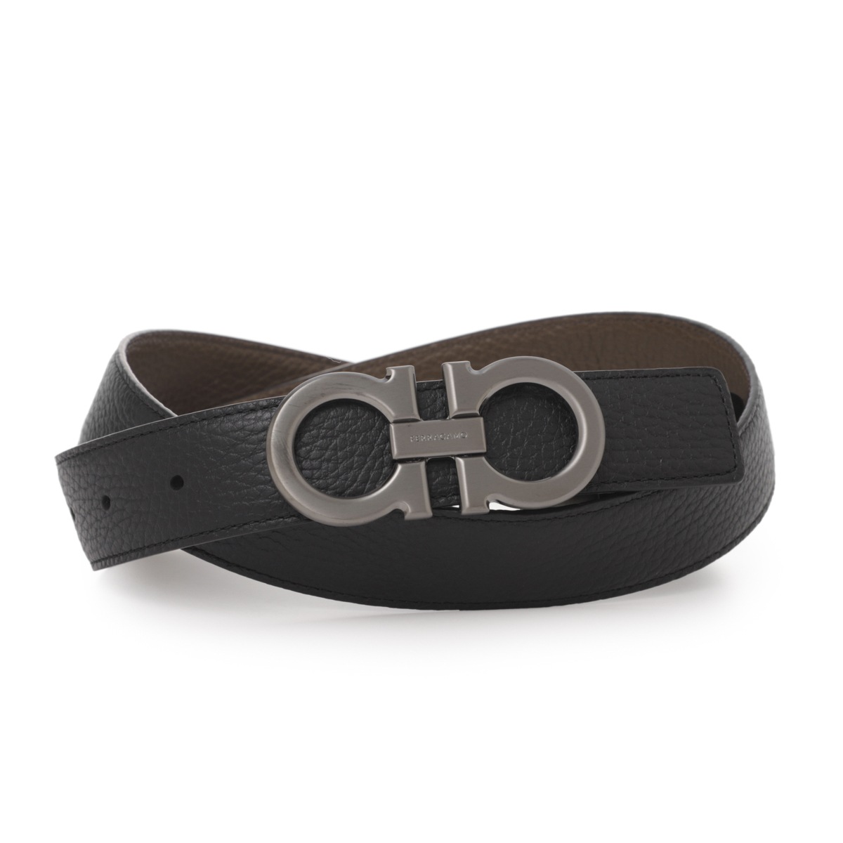 FERRAGAMO フェラガモ リバーシブルベルト メンズ