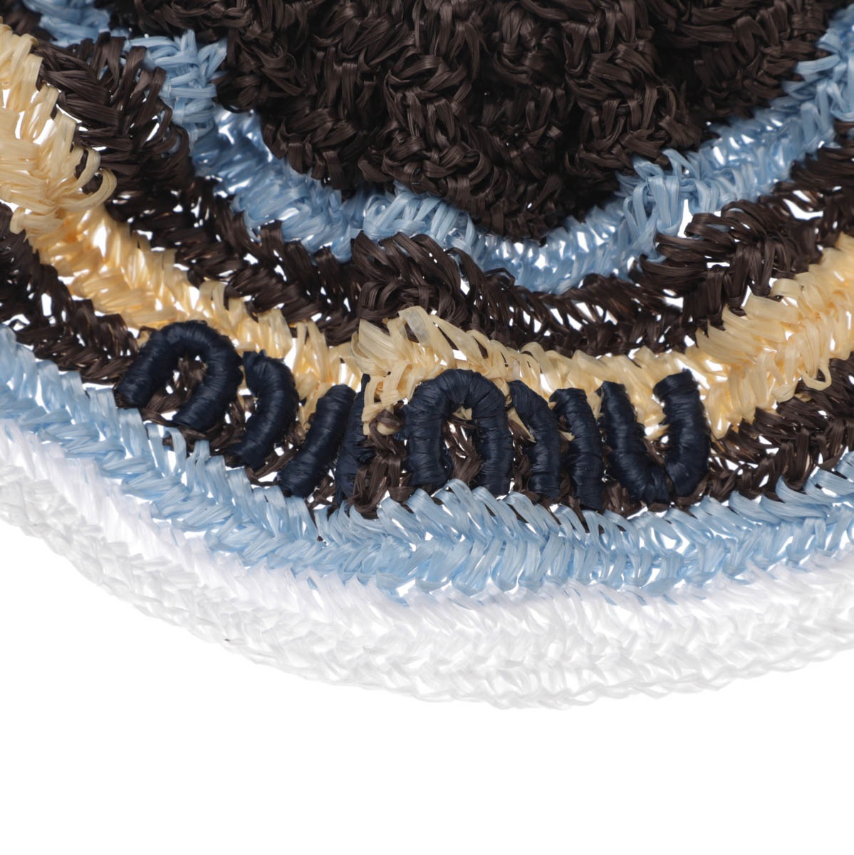 miu miu ミュウミュウ シュシュ/ヘアゴム/CROCHET SCRUNCHIE ロゴ刺繍