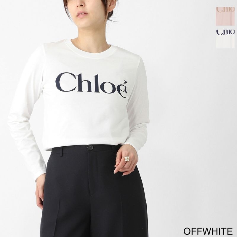 Chloe クロエ クルーネック 長袖Tシャツ/KIDS キッズ ガールズ【大きいサイズあり】 レディース