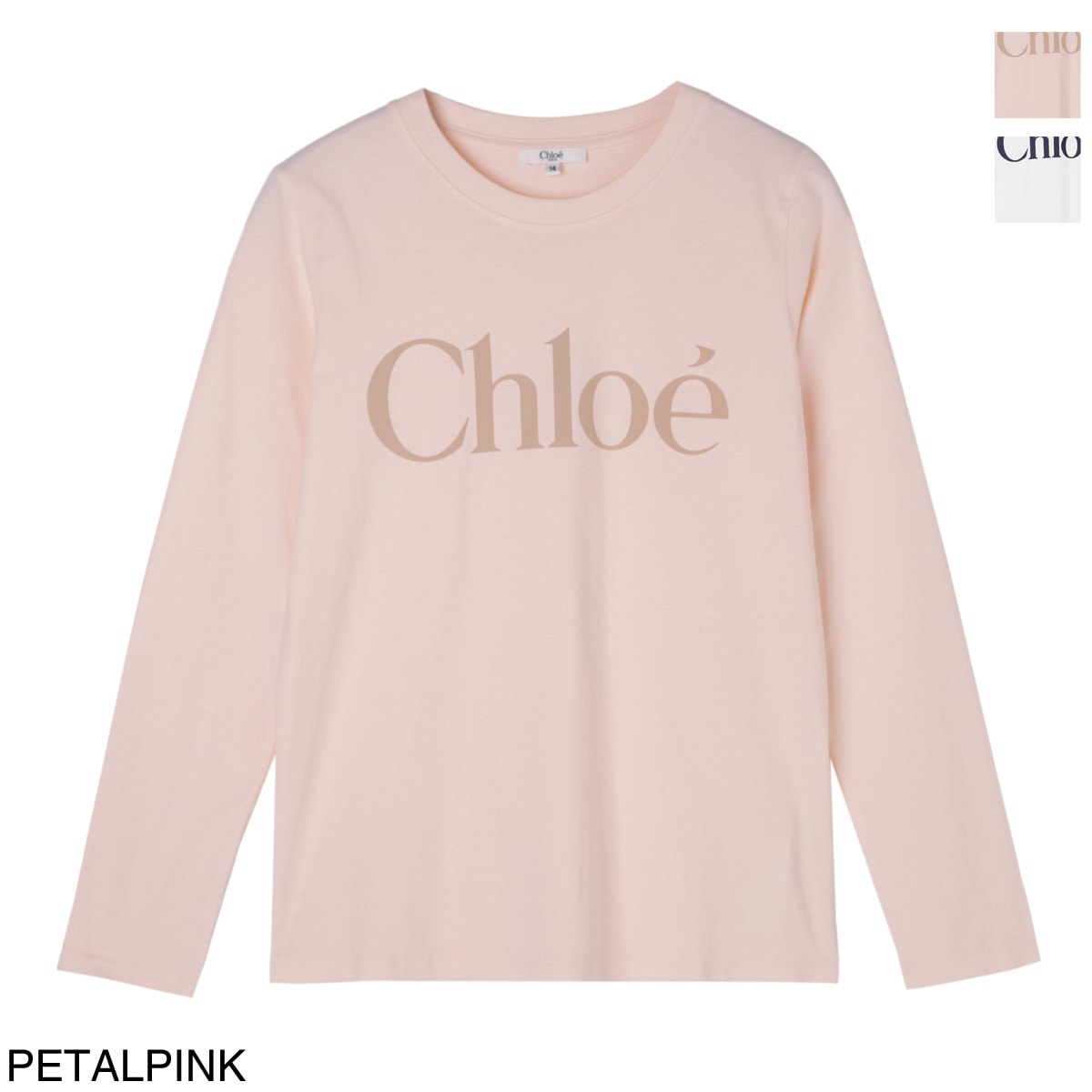 Chloe クロエ クルーネック 長袖Tシャツ/KIDS キッズ ガールズ【大きいサイズあり】 レディース