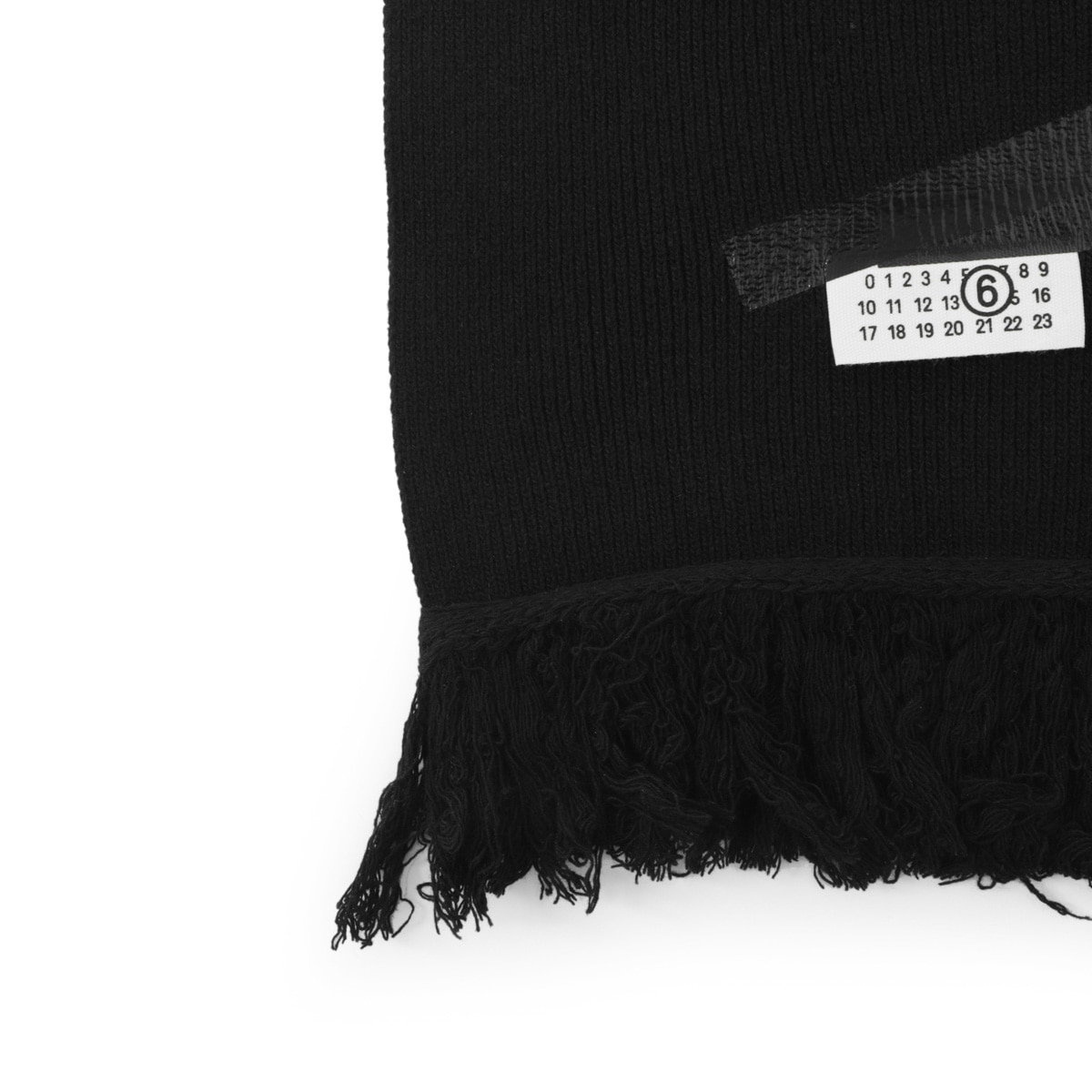 [あす着] エムエム 6 メゾンマルジェラ MM6 Maison Margiela マフラー スカーフ メンズ TAPED LABEL WOOL SCARF MM6 Maison Margiela エムエム 6 メゾンマルジェラ マフラー/スカーフ