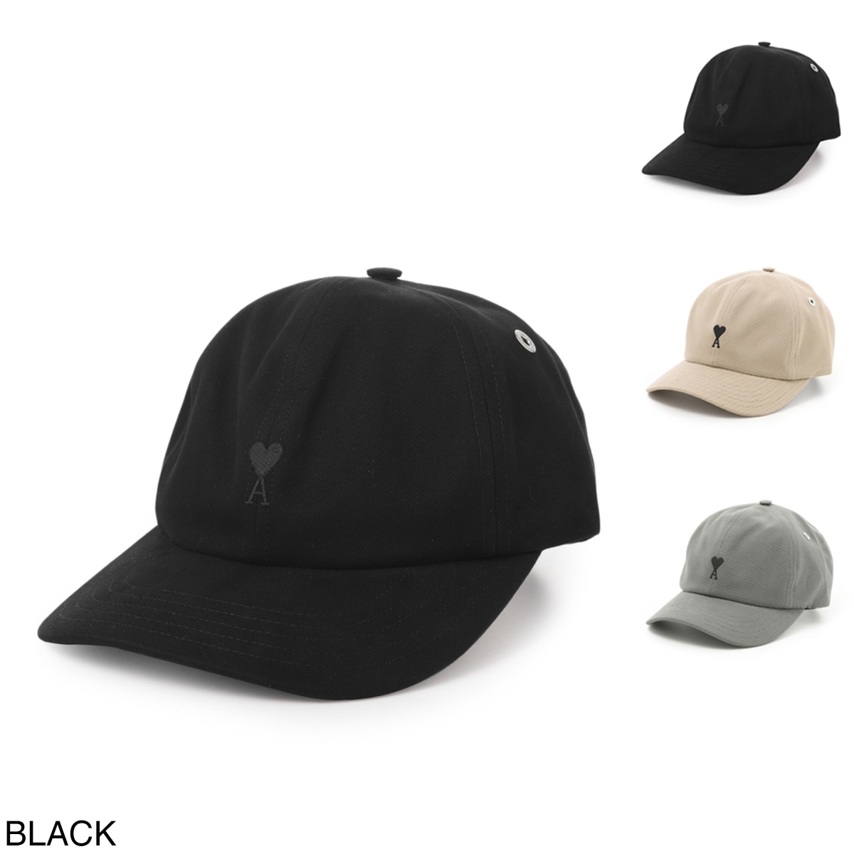コットンキャップ/AMI DE COEUR EMBROIDERY CAP アミ ドゥ クール