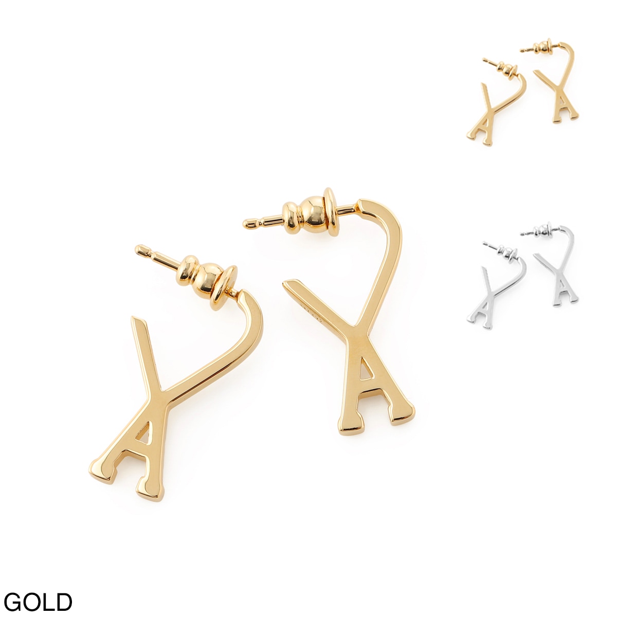 AMI アミ ピアス/AMI DE COEUR SMALL HOOPS | メンズ・ブランド