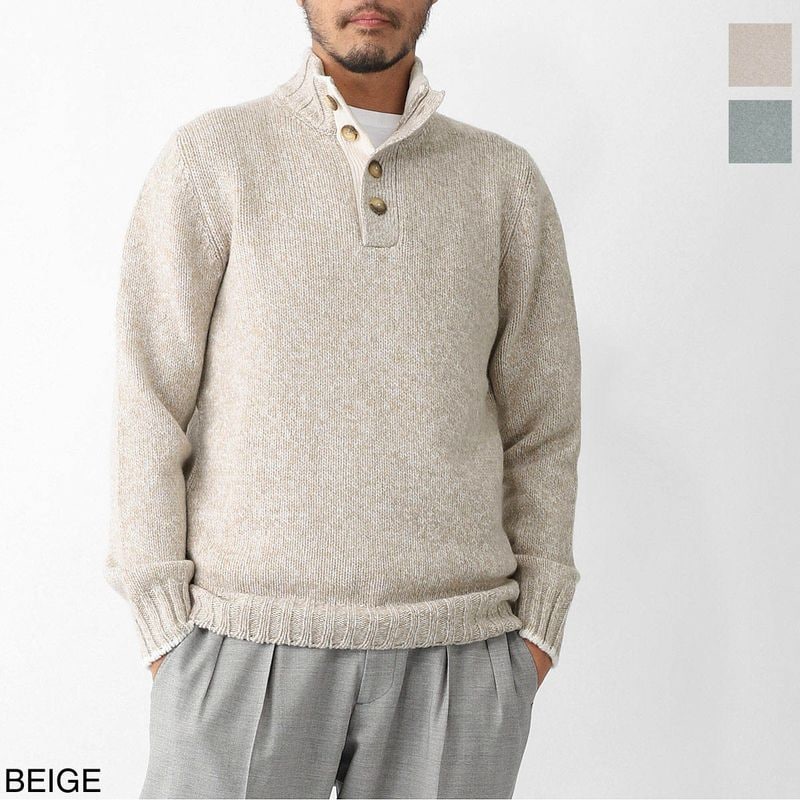 Gran Sasso グランサッソ プルオーバー セーター/モックネック ニット メンズ