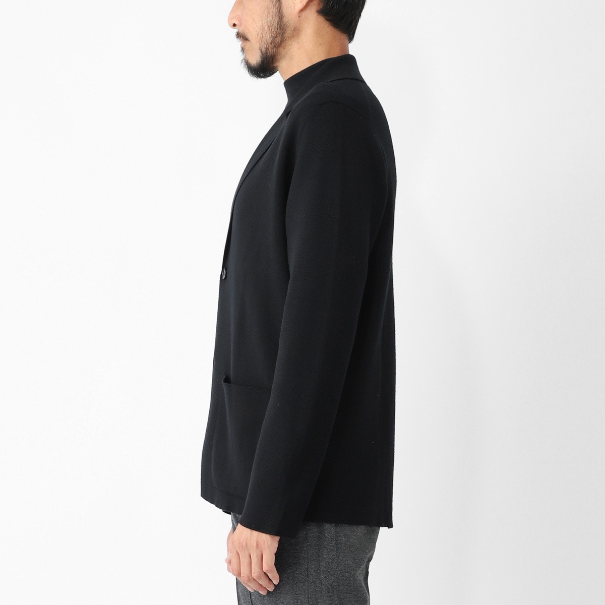 ジョンスメドレー OXLAND ニットジャケット エクストラファインメリノウール JOHN SMEDLEY ジョンスメドレー 2つボタン ニットジャケット