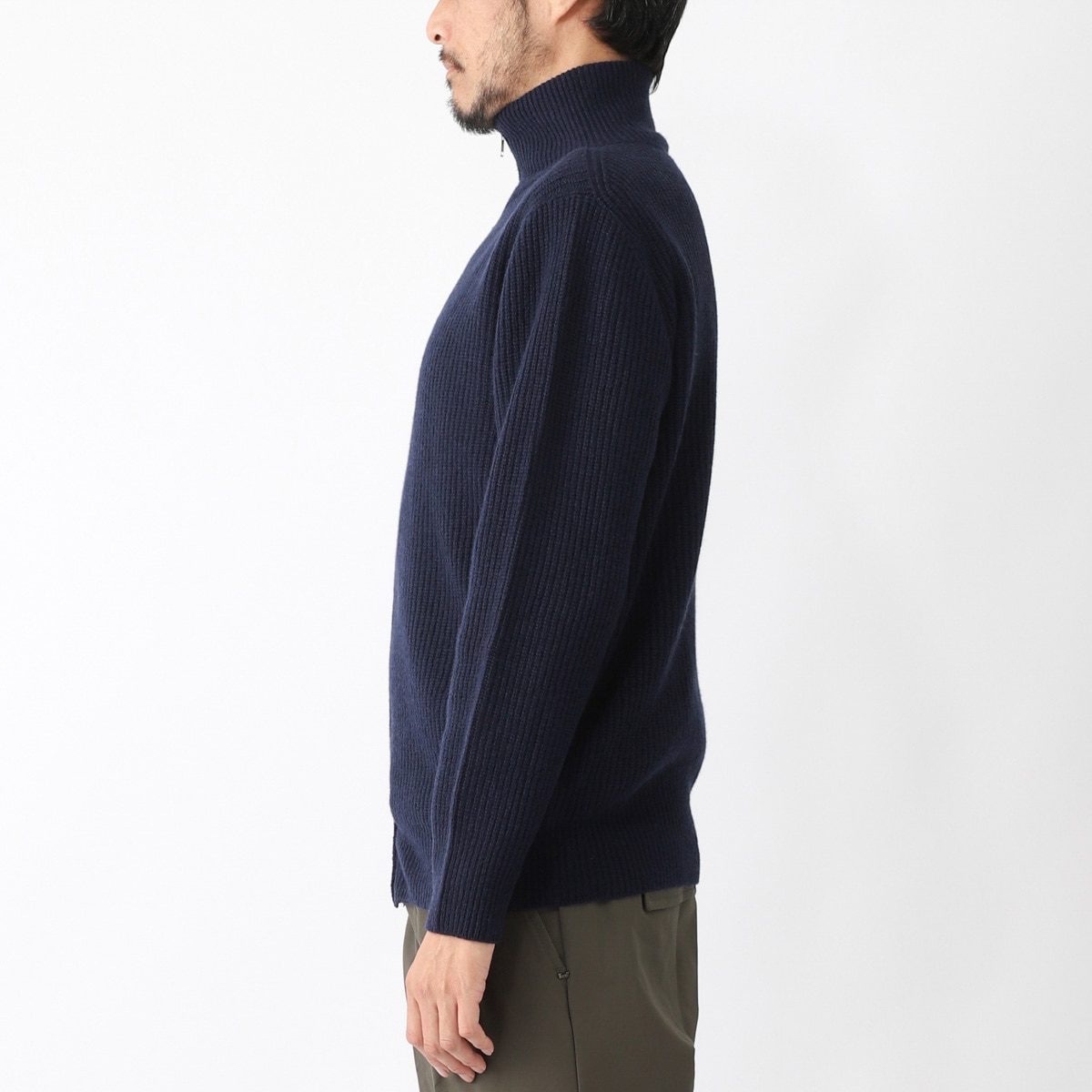 JOHN SMEDLEY ジョンスメドレー ジップアップ ニットブルゾン