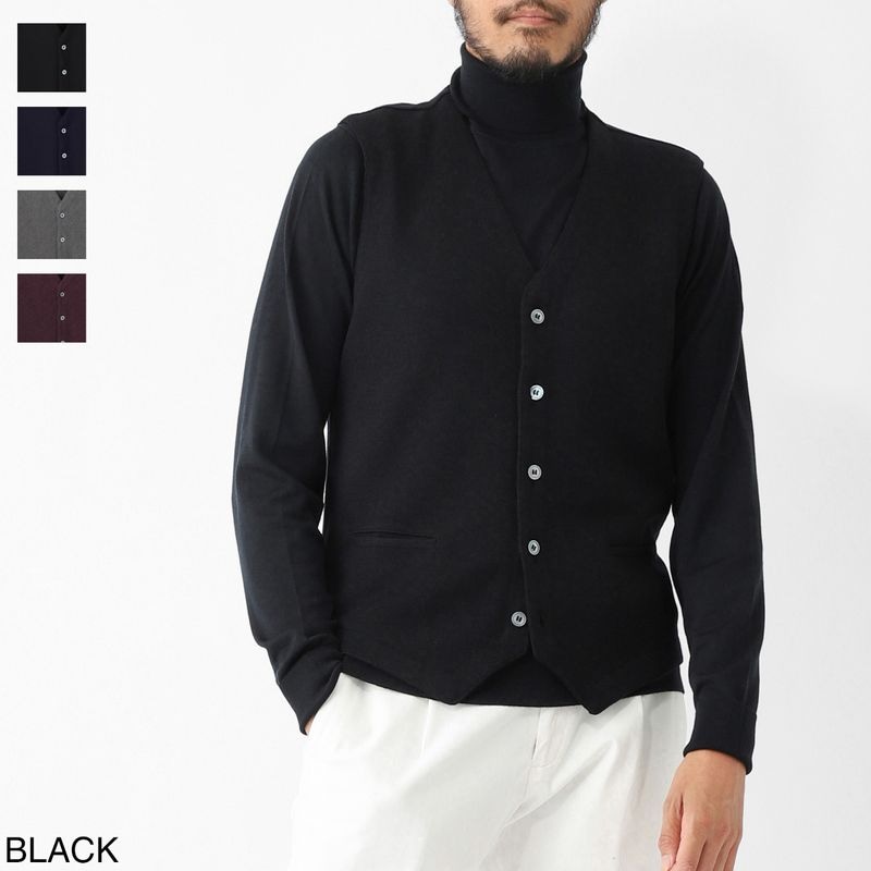 Gran Sasso グランサッソ ニットベスト/GILET MONO PETTO【大きいサイズあり】 メンズ