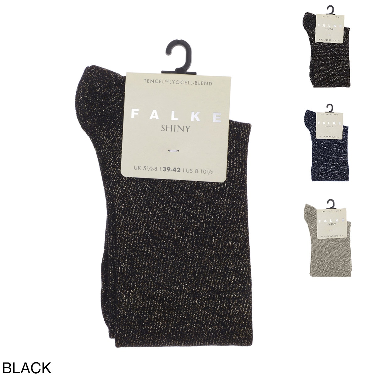 【ネコポス対応(6点まで)】FALKE ファルケ ソックス/靴下/SHINY レディース