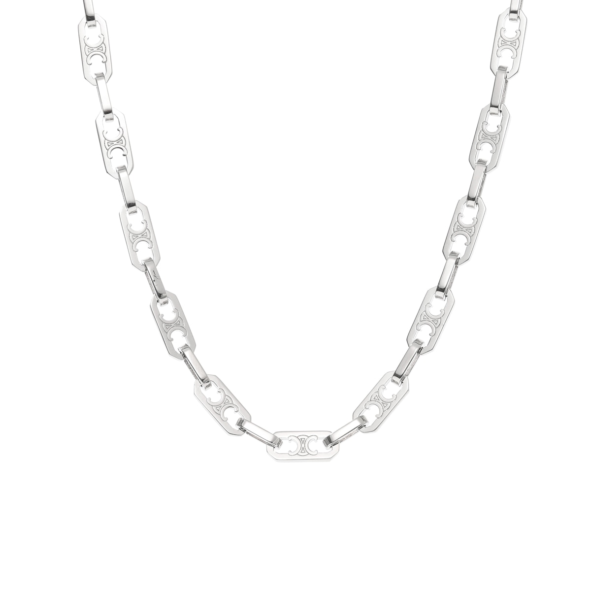 【アウトレット】CELINE セリーヌ ネックレス/TRIOMPHE SMALL OCTAGON NECKLACE メンズ