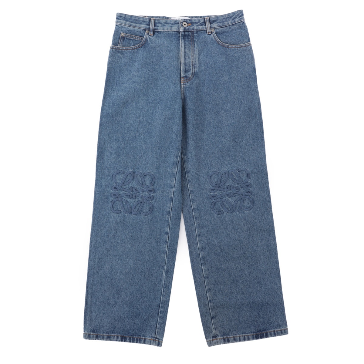 LOEWE ロエベ ボタンフライジーンズ/バギージーンズ/ANAGRAM BAGGY JEANS メンズ