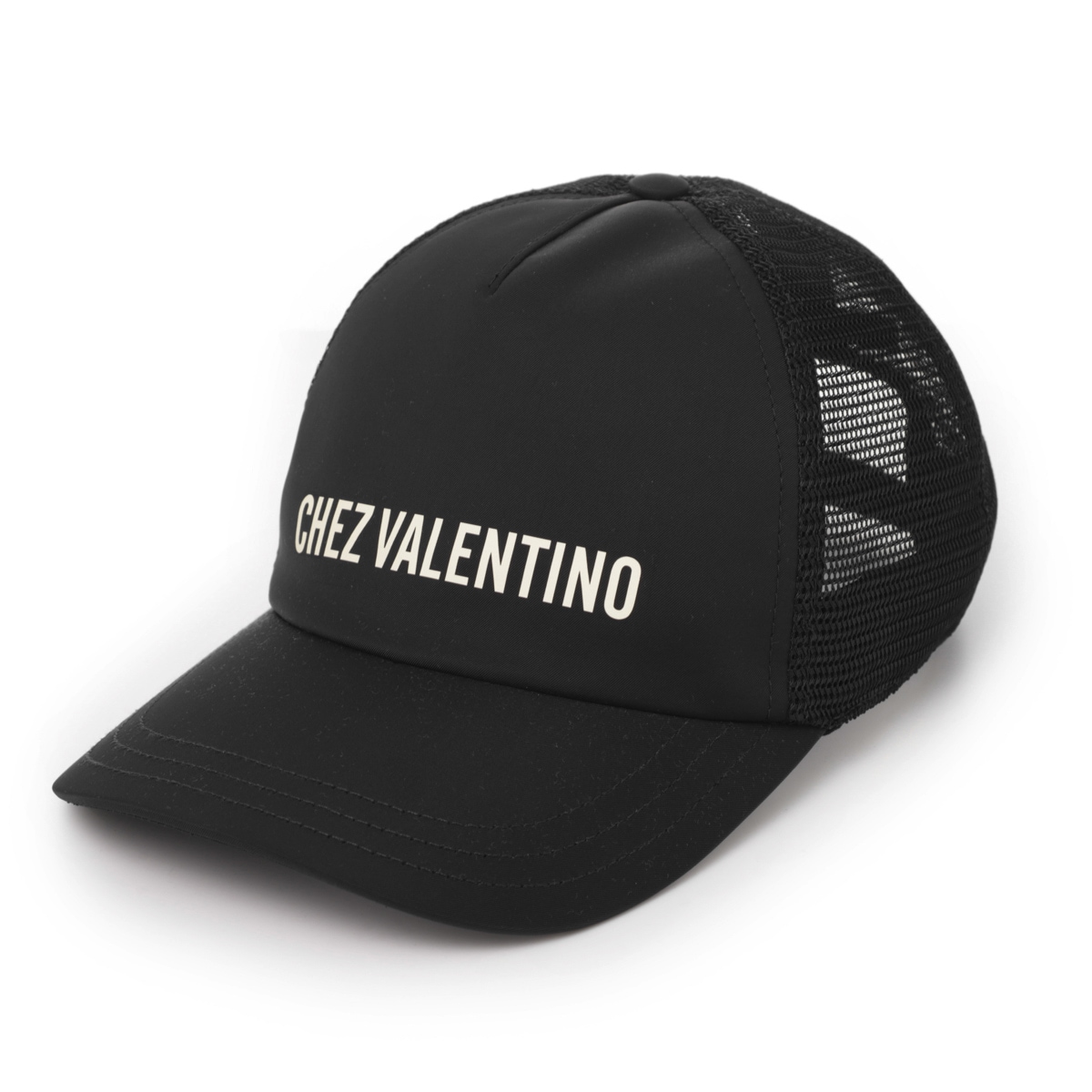 VALENTINO GARAVANI ヴァレンティノガラヴァーニ ベースボールキャップ/トラッカーキャップ/CHEZ VALENTINO BASEBALL CAP WITH EMBROIDERY メンズ