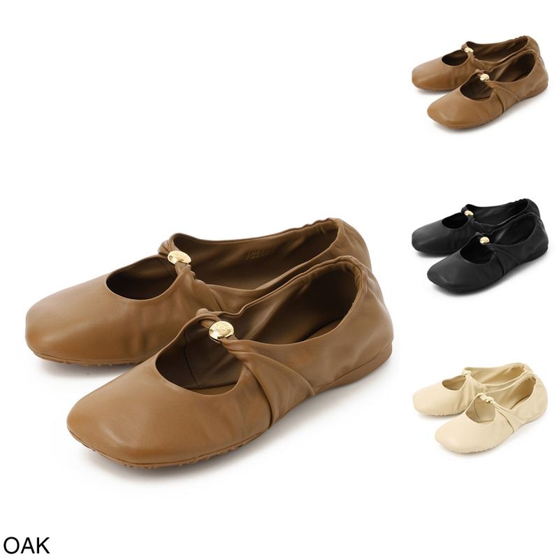 LOEWE ロエベ バレエシューズ/メリージェーン/PEBBLE SOFT BALLERINA【大きいサイズあり】 レディース