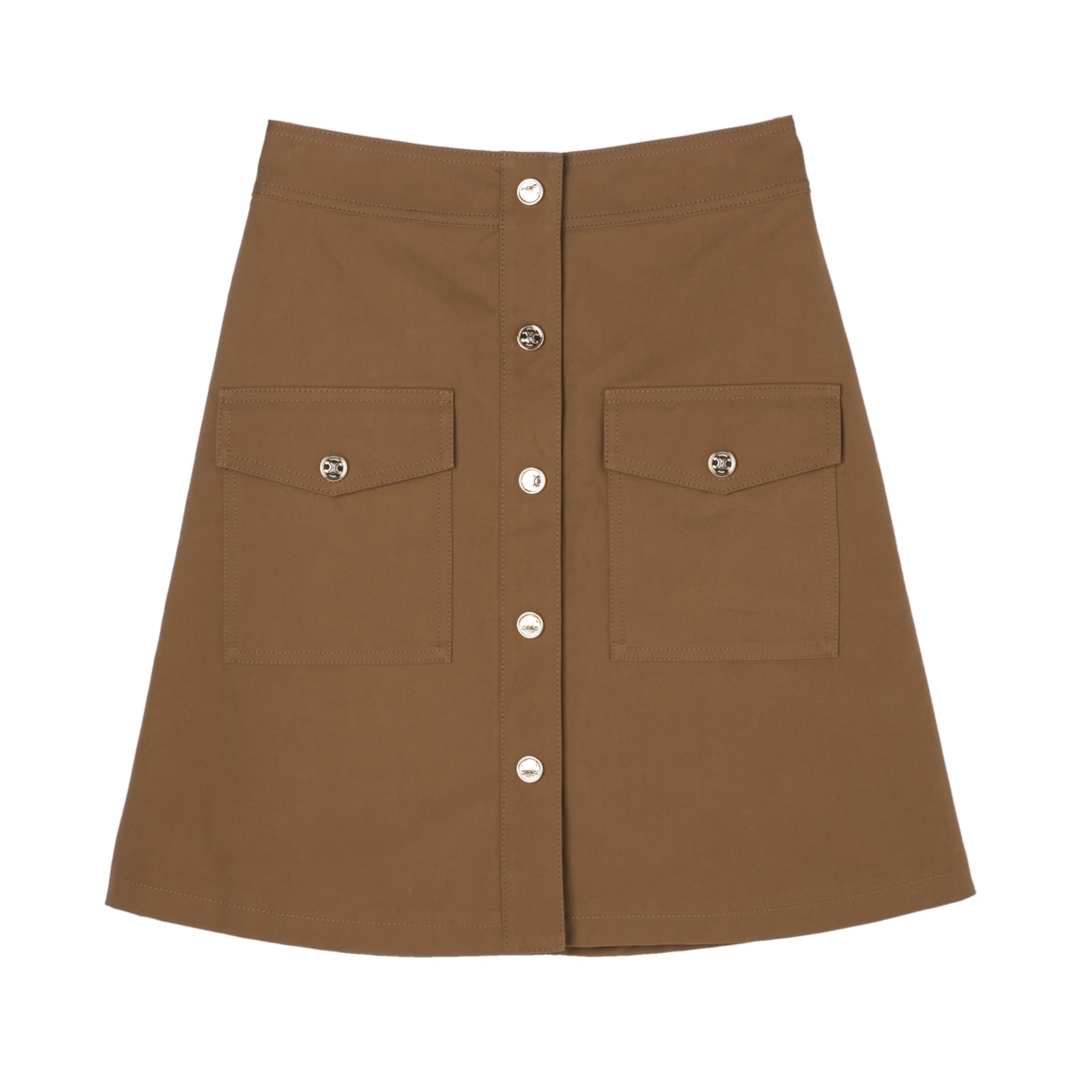 【アウトレット】CELINE セリーヌ スカート/JUPE COURTE POCHES PLAQUEES レディース