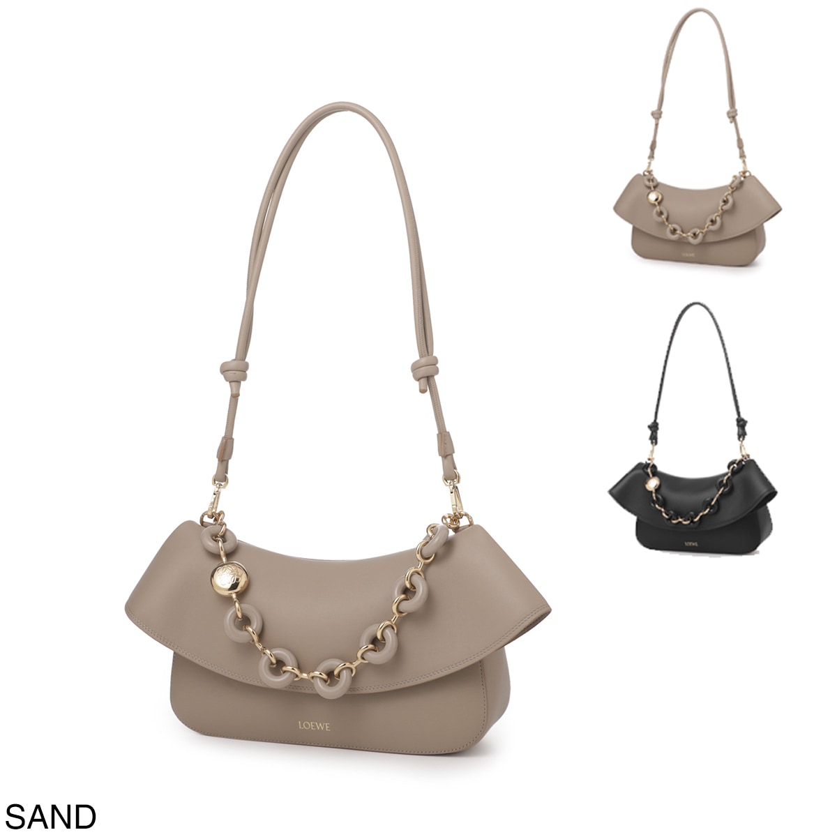 LOEWE ロエベ バウンス バッグ ハンドバッグ ショルダー くすみブルー LOEWE ロエベ ハンドバッグ ショルダーバッグ バウンスバッグ