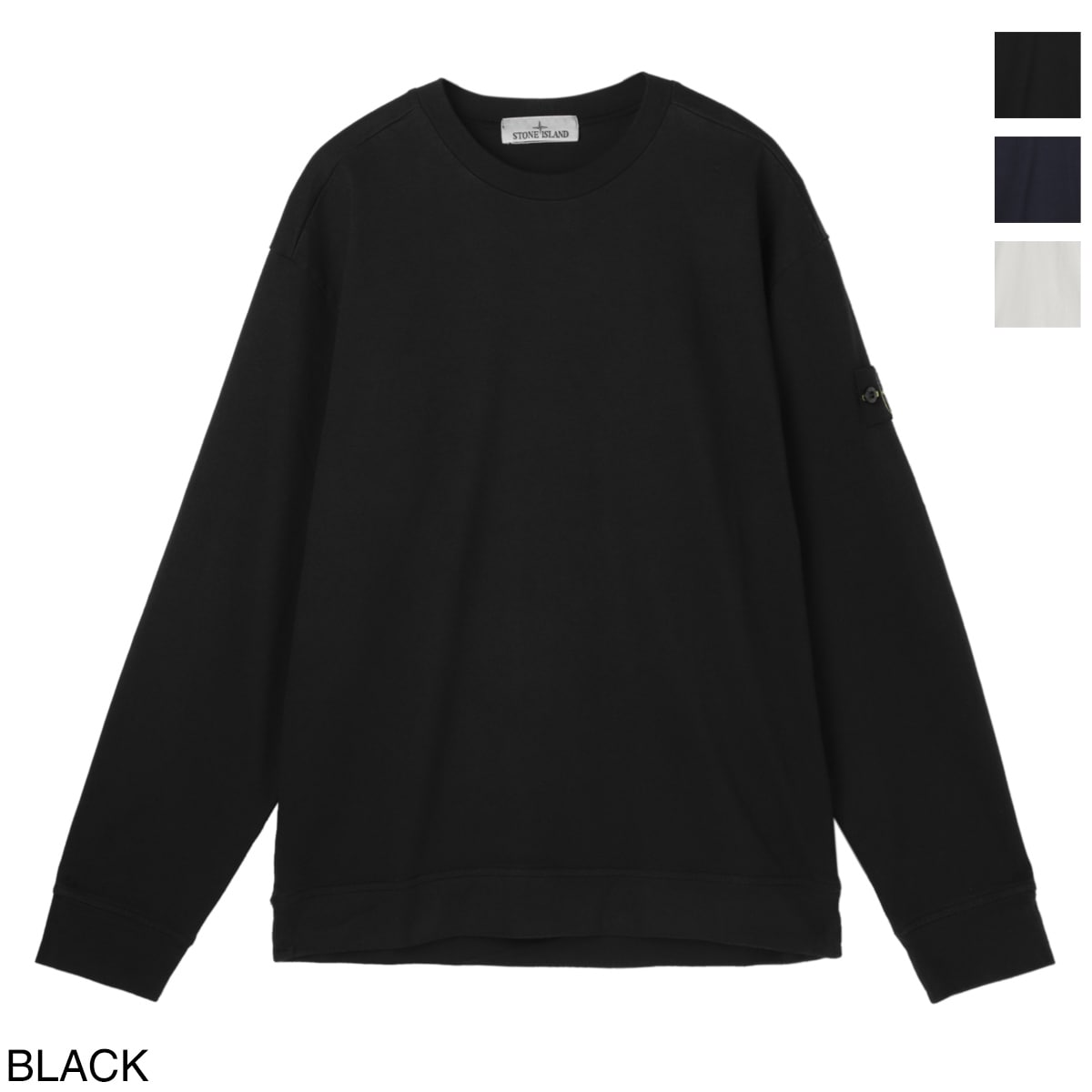 Stone  ドライバーズニット ブラック STONE ISLAND(ストーンアイランド) / ダブルジップ/ジップアップ