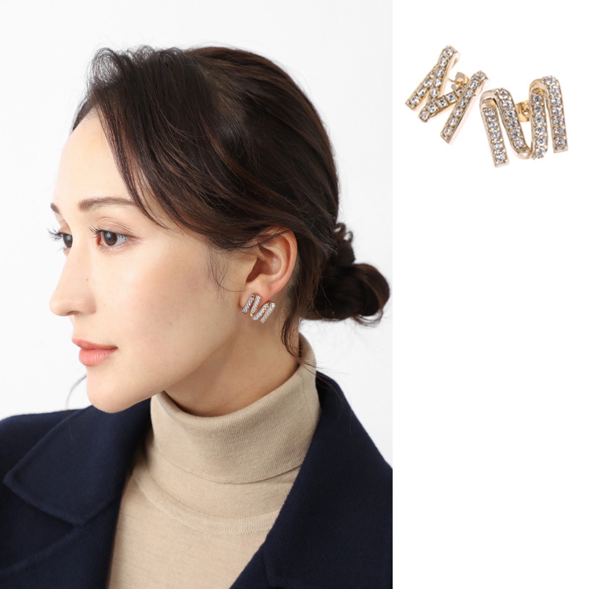 アウトレット】Max Mara マックスマーラ ピアス/MGROSGRAINEAR