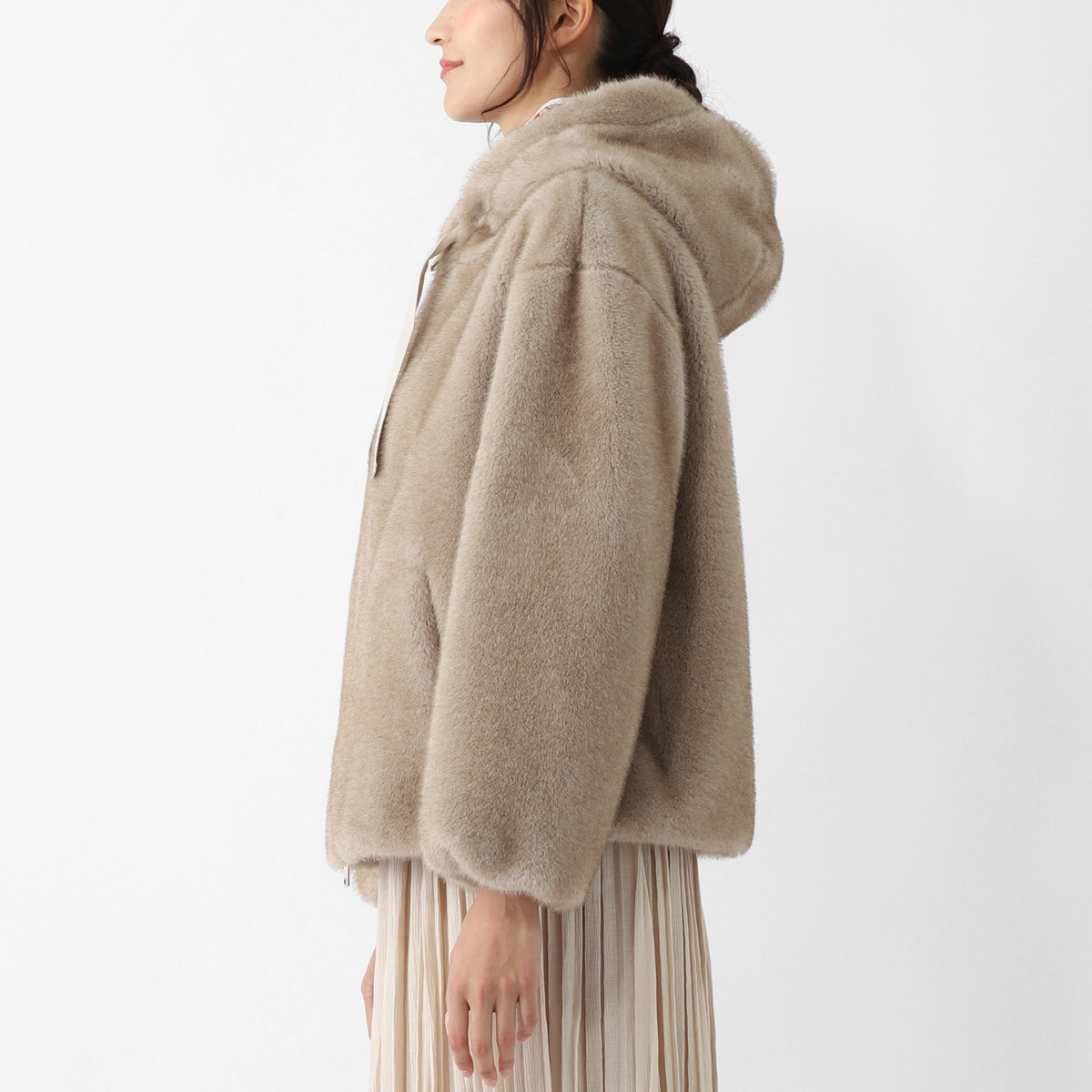 [あす着] ヘルノ HERNO ボンバージャケット ファージャケット レディース HERNO ヘルノ ボンバージャケット/ファージャケット【大きいサイズあり