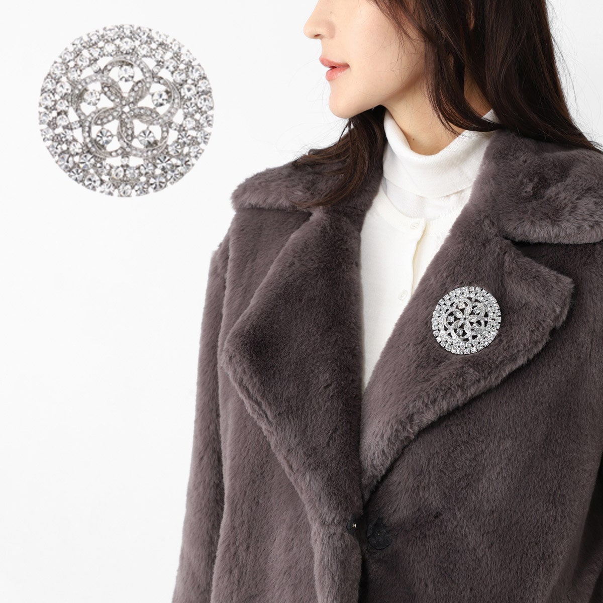 WEEKEND Max Mara ウィークエンドマックスマーラ ブローチ/CIVADA レディース