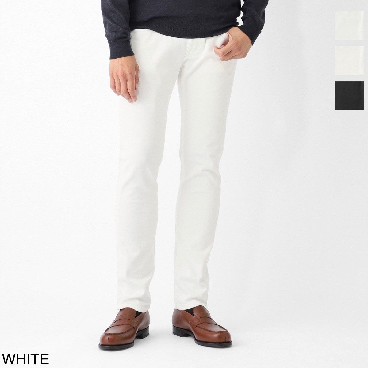 【新品未使用】BOGLIOLI ボリオリ デニム ジーンズ ホワイトデニム 30 メンズ・ブランド一覧,□ P,PT TORINO DENIM（PT05） | モダンブルー