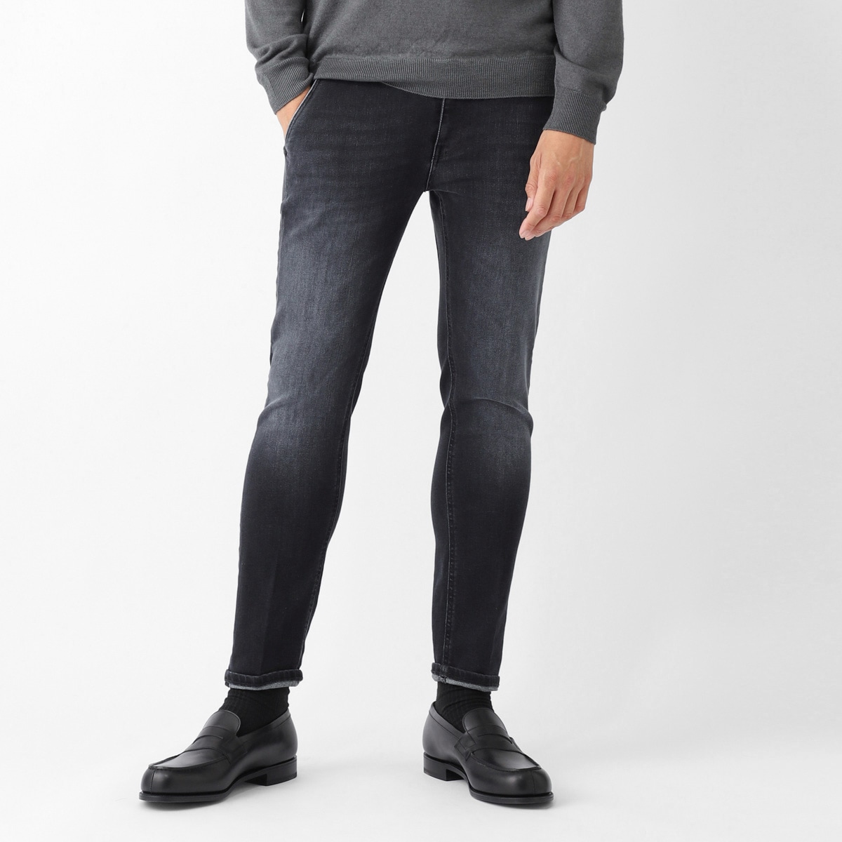 PT TORINO DENIM ピーティートリノデニム ジップフライジーンズ/INDIE TAPERED FIT メンズ