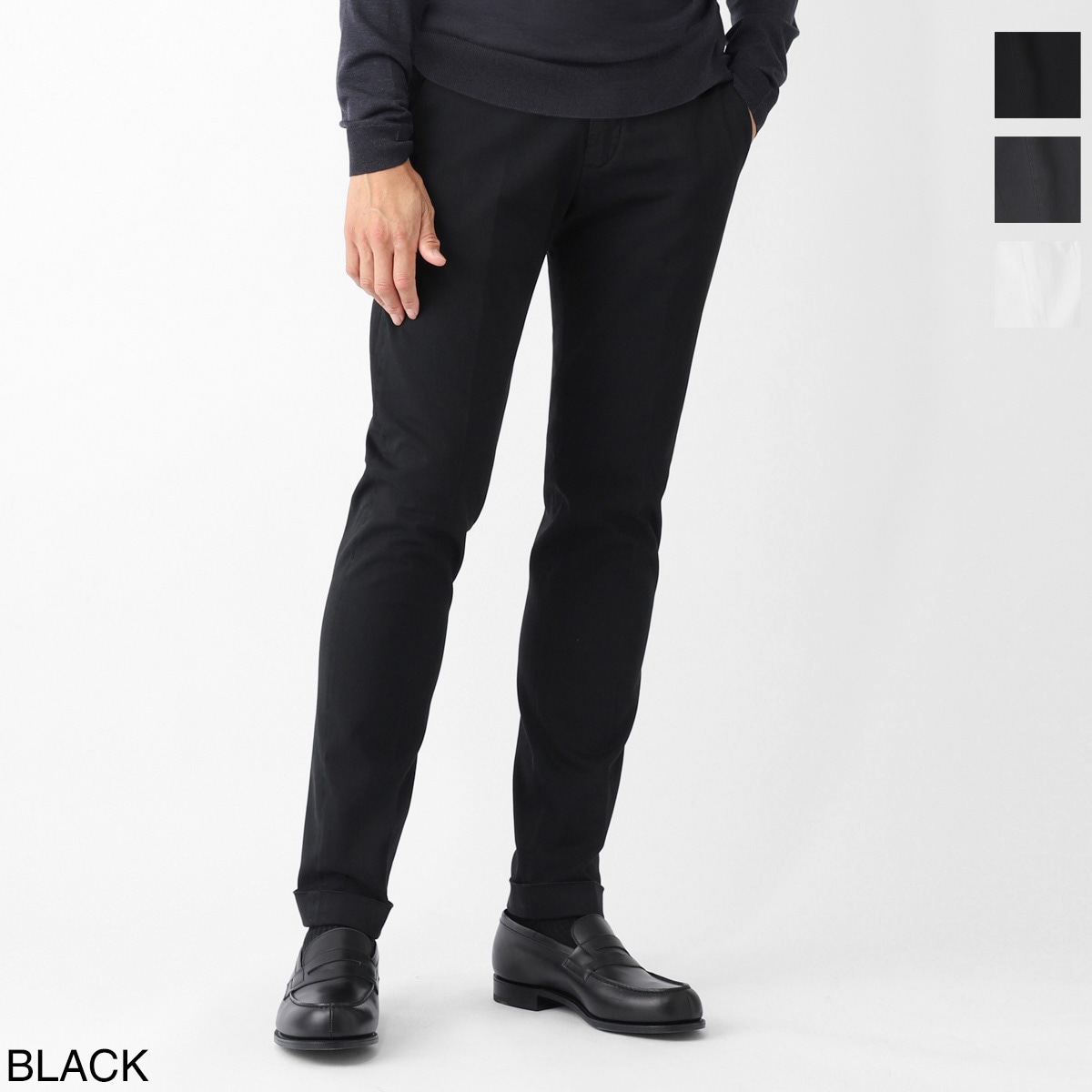 BRIGLIA 1949 ブリリア ノープリーツ スラックス/コットンパンツ/BG03【大きいサイズあり】 メンズ