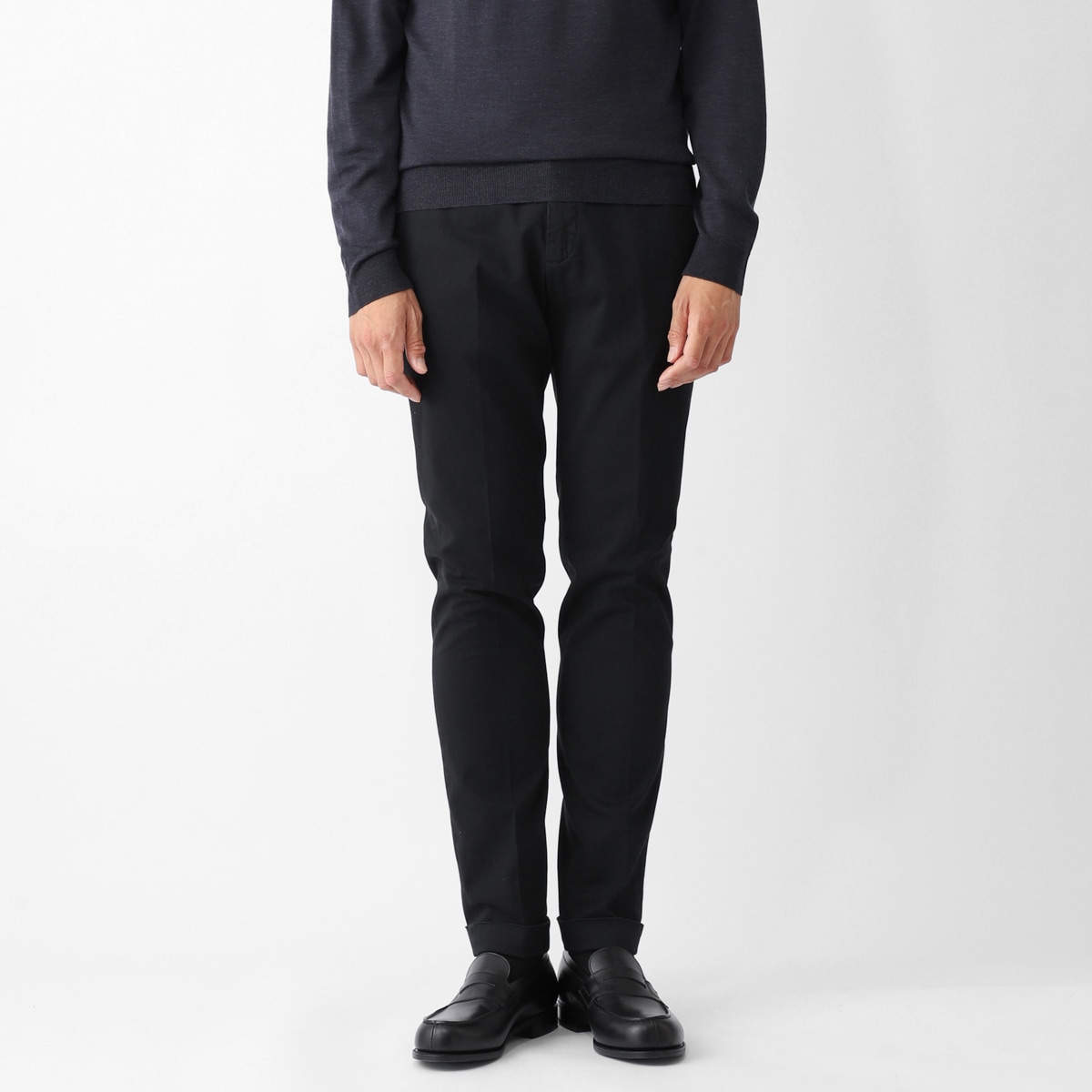 BRIGLIA 1949 ブリリア ノープリーツ スラックス/コットンパンツ/BG03【大きいサイズあり】 メンズ