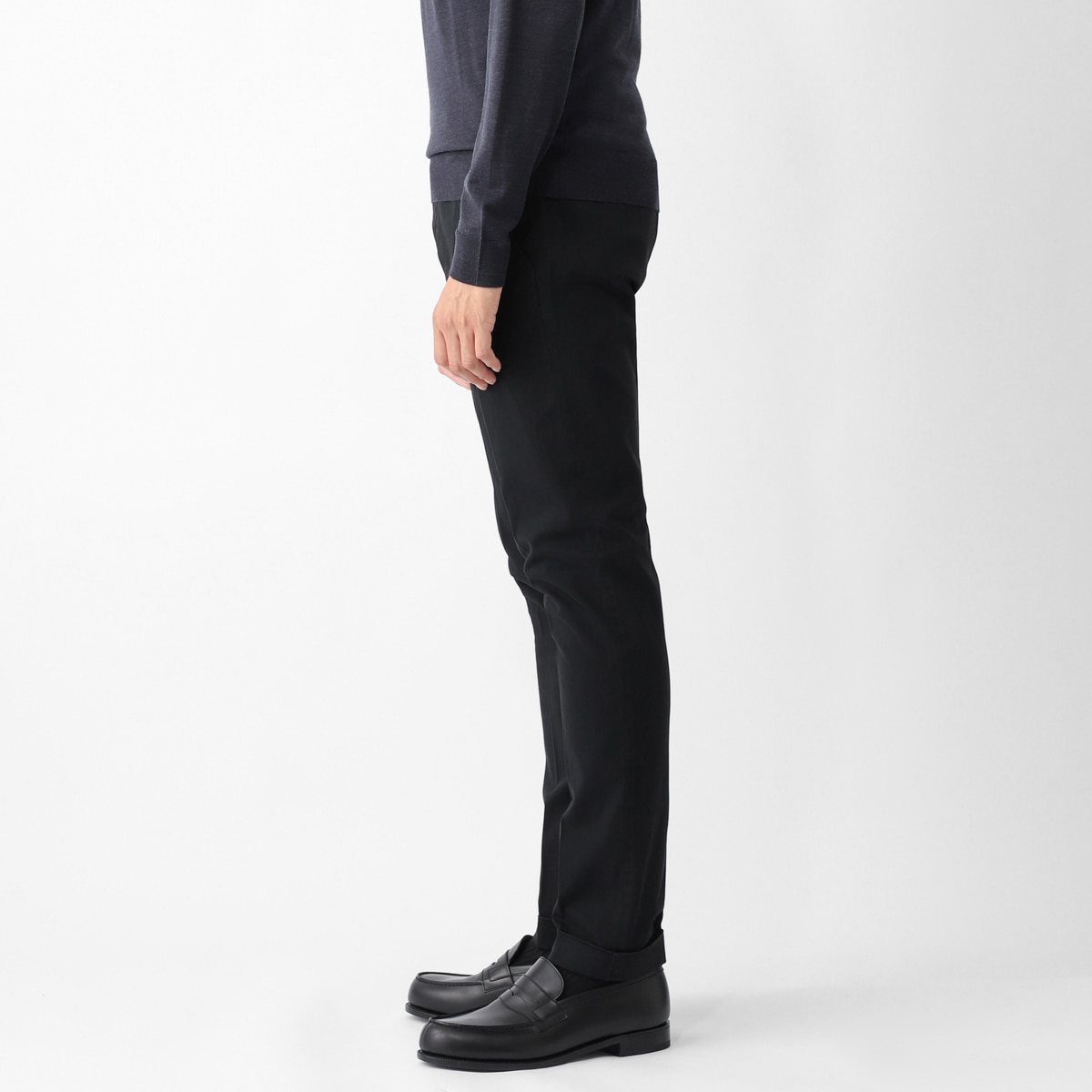 BRIGLIA 1949 ブリリア ノープリーツ スラックス/コットンパンツ/BG03【大きいサイズあり】 メンズ