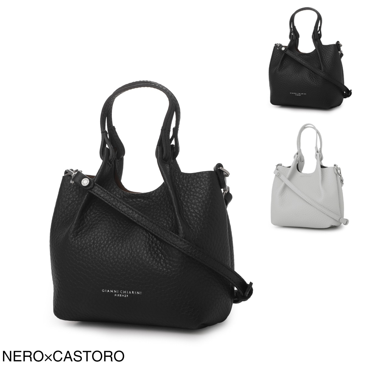 GIANNI CHIARINI ブラックハンドバッグ 楽天市場】ジャンニキアリーニ ハンドバッグ ショルダーバッグ