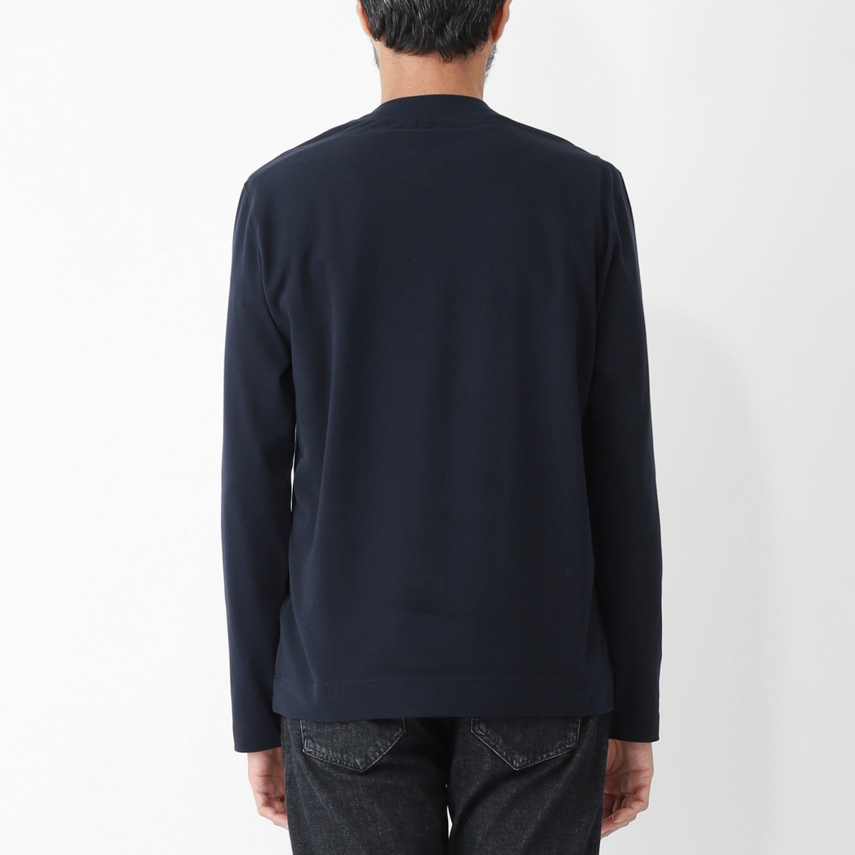 CIRCOLO 1901 チルコロ クルーネックカットソー/CASHMERE TOUCH JERSEY カシミアタッチ ジャージー メンズ