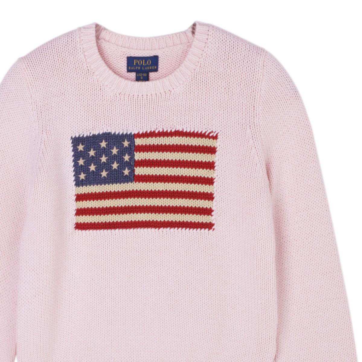 ラルフローレン ダルメシアンニット レディース S〜M キッズXL相当 コットン POLO RALPH LAUREN CHILDRENSWEAR（ポロ ラルフ ローレン チルドレンズ