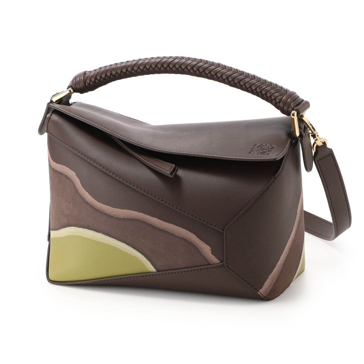 冬物大幅お値引き！　ロエベ　LOEWE　皮革　ボルドー　スカート LOEWE(ロエベ) / 2つ折り財布/レザー/BLU/無地/レディース