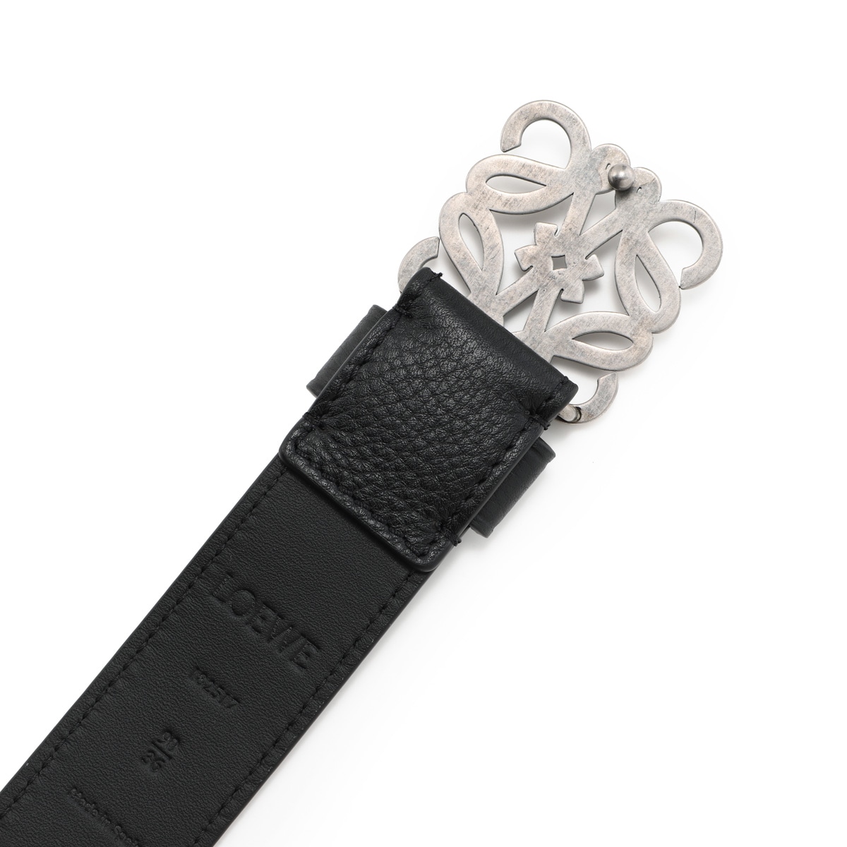 LOEWE ロエベ ベルト/ANAGRAM CHUNKY 3.2CM BELT メンズ