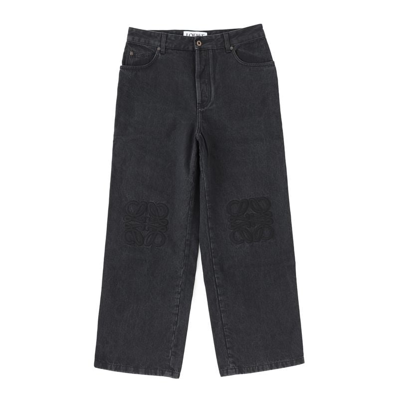 LOEWE ロエベ ボタンフライジーンズ/バギージーンズ/ANAGRAM BAGGY JEANS メンズ