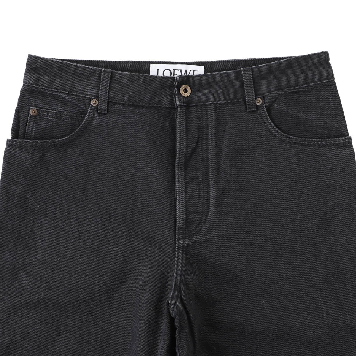 LOEWE ロエベ ボタンフライジーンズ/バギージーンズ/ANAGRAM BAGGY JEANS メンズ