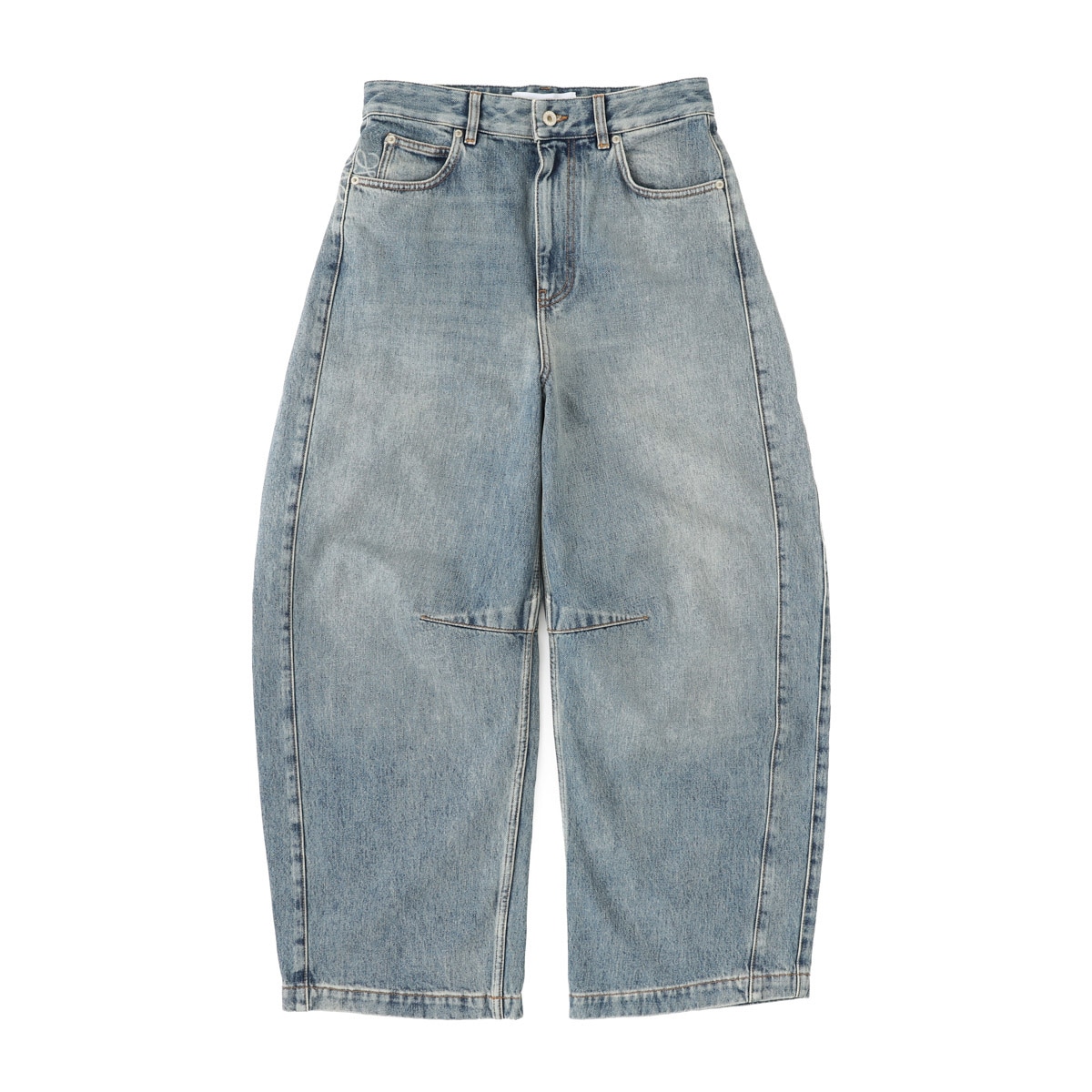 【アウトレット】【ラスト1点】LOEWE ロエベ ジップフライジーンズ/バレルジーンズ/ANAGRAM BARREL JEANS レディース