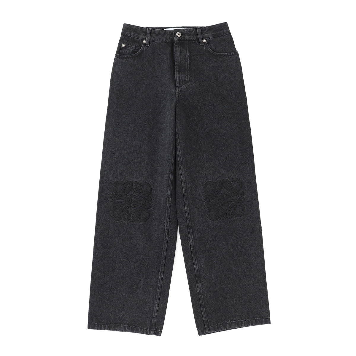 LOEWE ロエベ ジップフライジーンズ/バギージーンズ/ANAGRAM BAGGY JEANS AF レディース