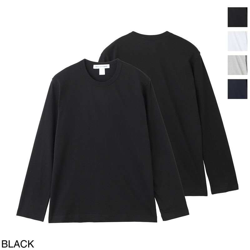 COMME des GARCONS コム デ ギャルソン クルーネック 長袖Tシャツ メンズ