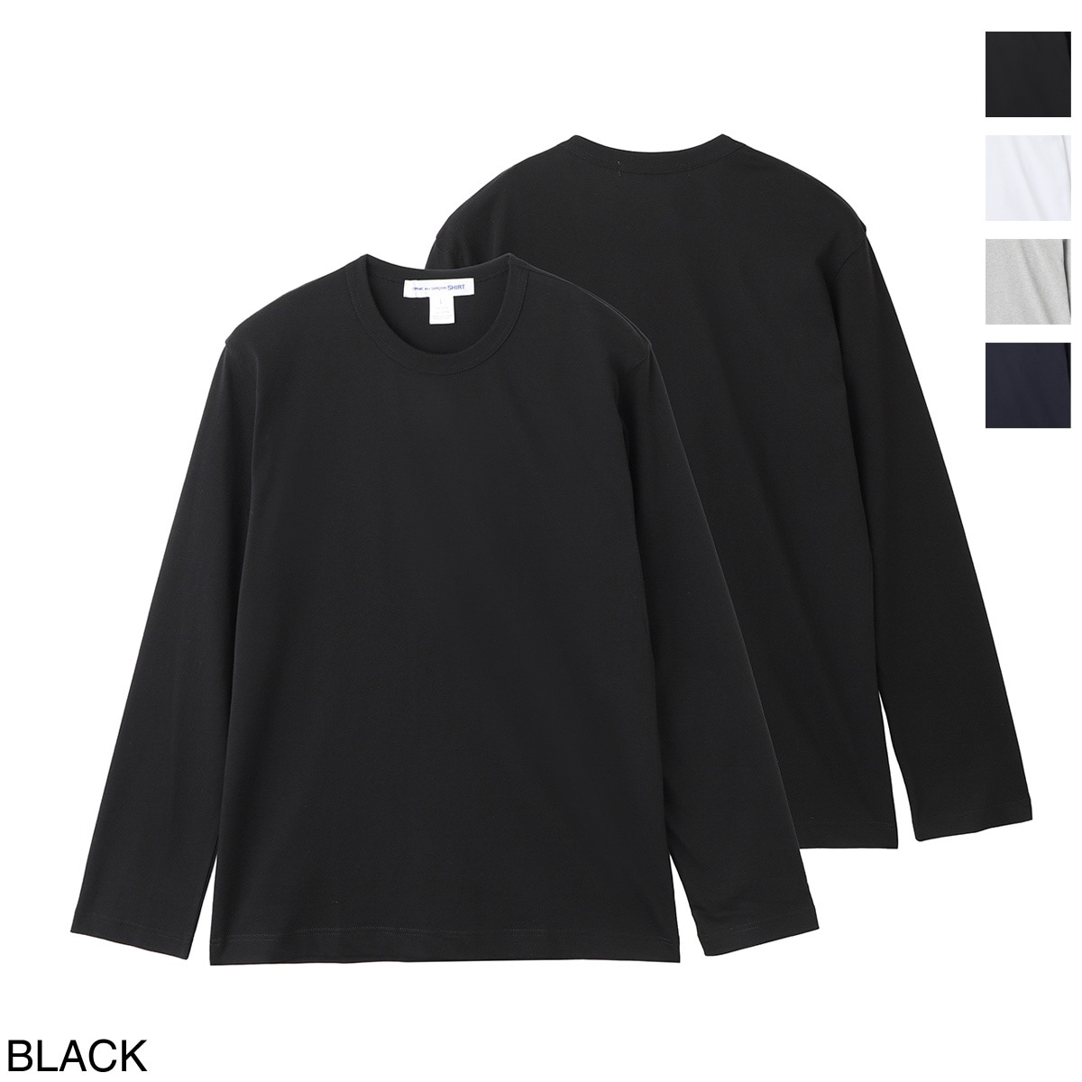 【ネコポス対応(1点まで)】COMME des GARCONS コム デ ギャルソン クルーネック 長袖Tシャツ メンズ