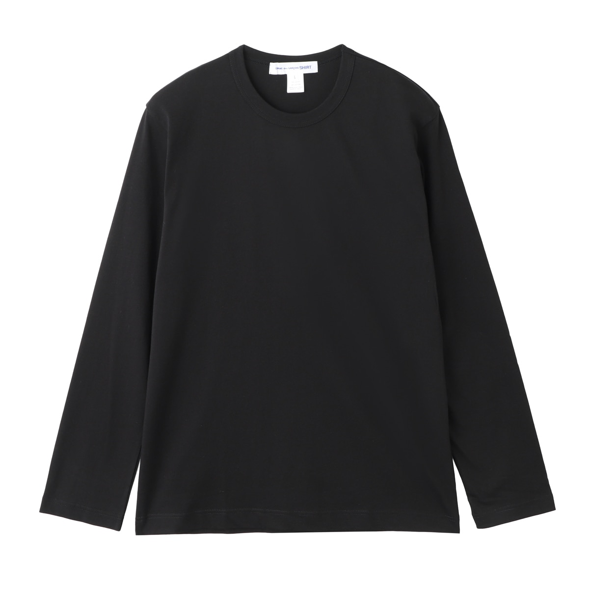 【ネコポス対応(1点まで)】COMME des GARCONS コム デ ギャルソン クルーネック 長袖Tシャツ/COTTON JERSEY PLAIN WITH FOREVER PRINTED メンズ