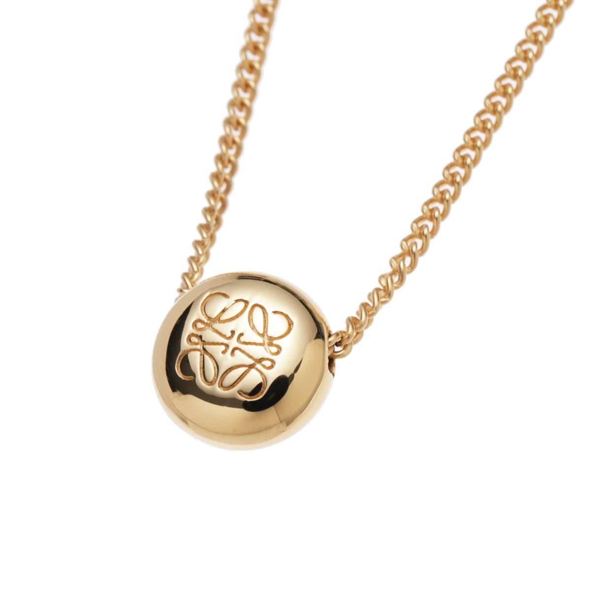 ロエベ ネックレスシンプル LOEWE ロエベ ネックレス PEBBLE PENDANT