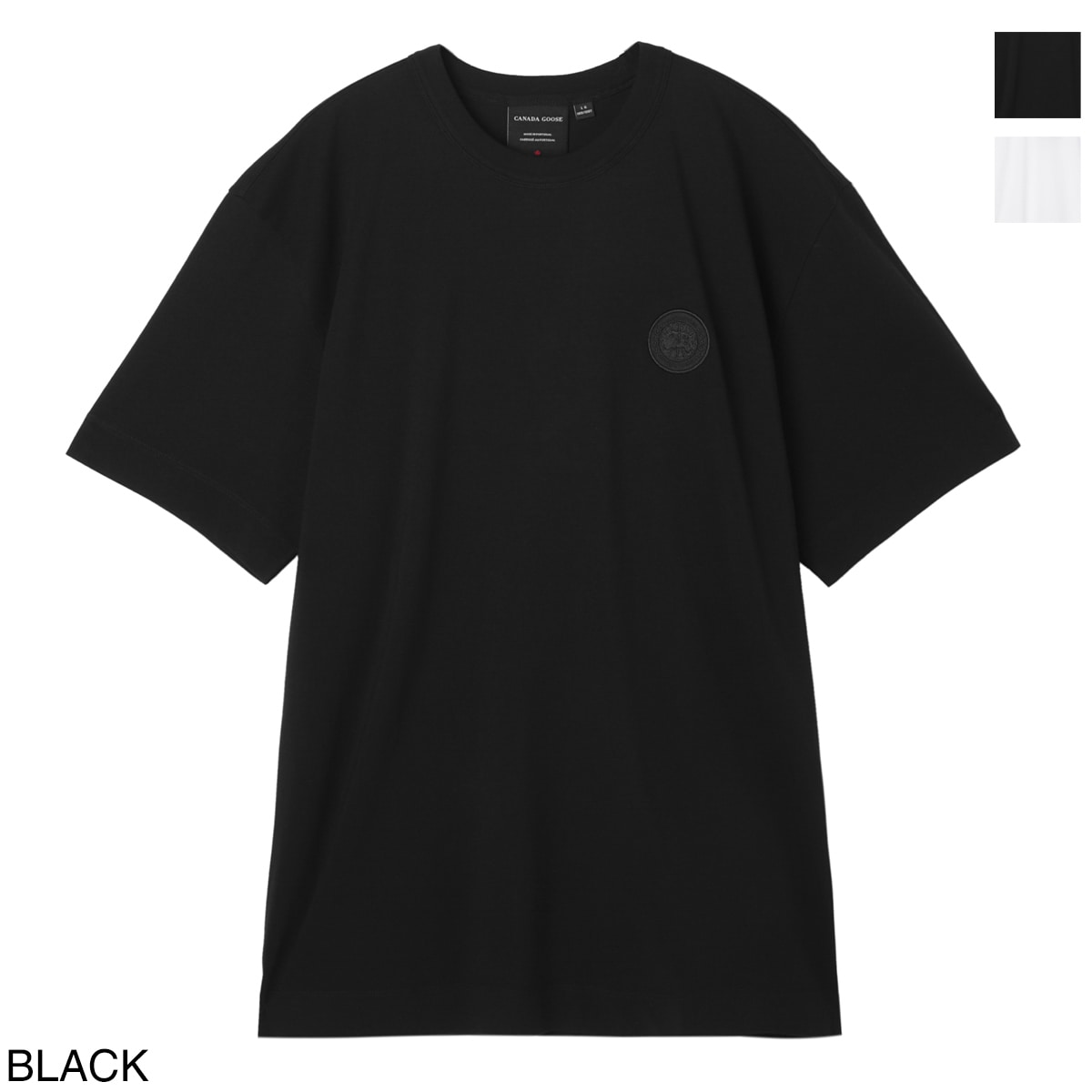 CANADA GOOSE カナダグース クルーネックTシャツ/GLADSTONE T-SHIRT EMBROIDERED DISC メンズ