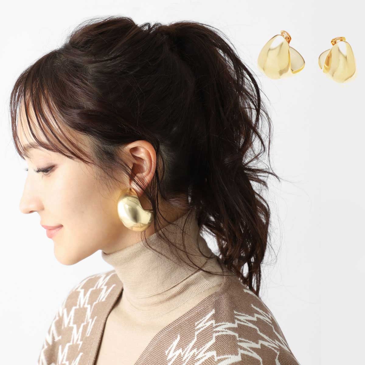 Max Mara マックスマーラ イヤリング/FEDRA レディース