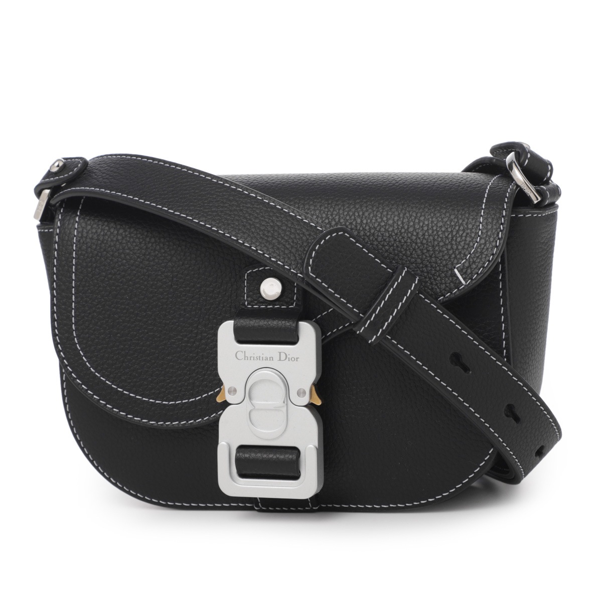 DIOR ディオール ショルダーバッグ/メッセンジャーバッグ/MINI SADDLE MESSENGER BAG WITH FLAP メンズ