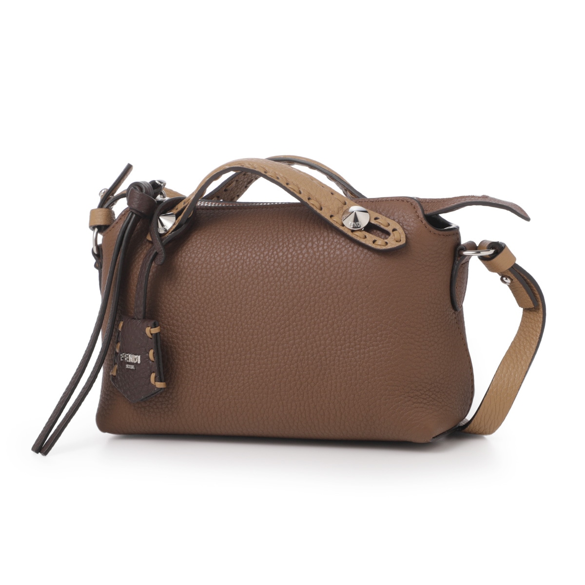 Fendi ブラウン ハンドバッグ FENDI フェンディ ハンドバッグ ミニクロワッサン マンマ