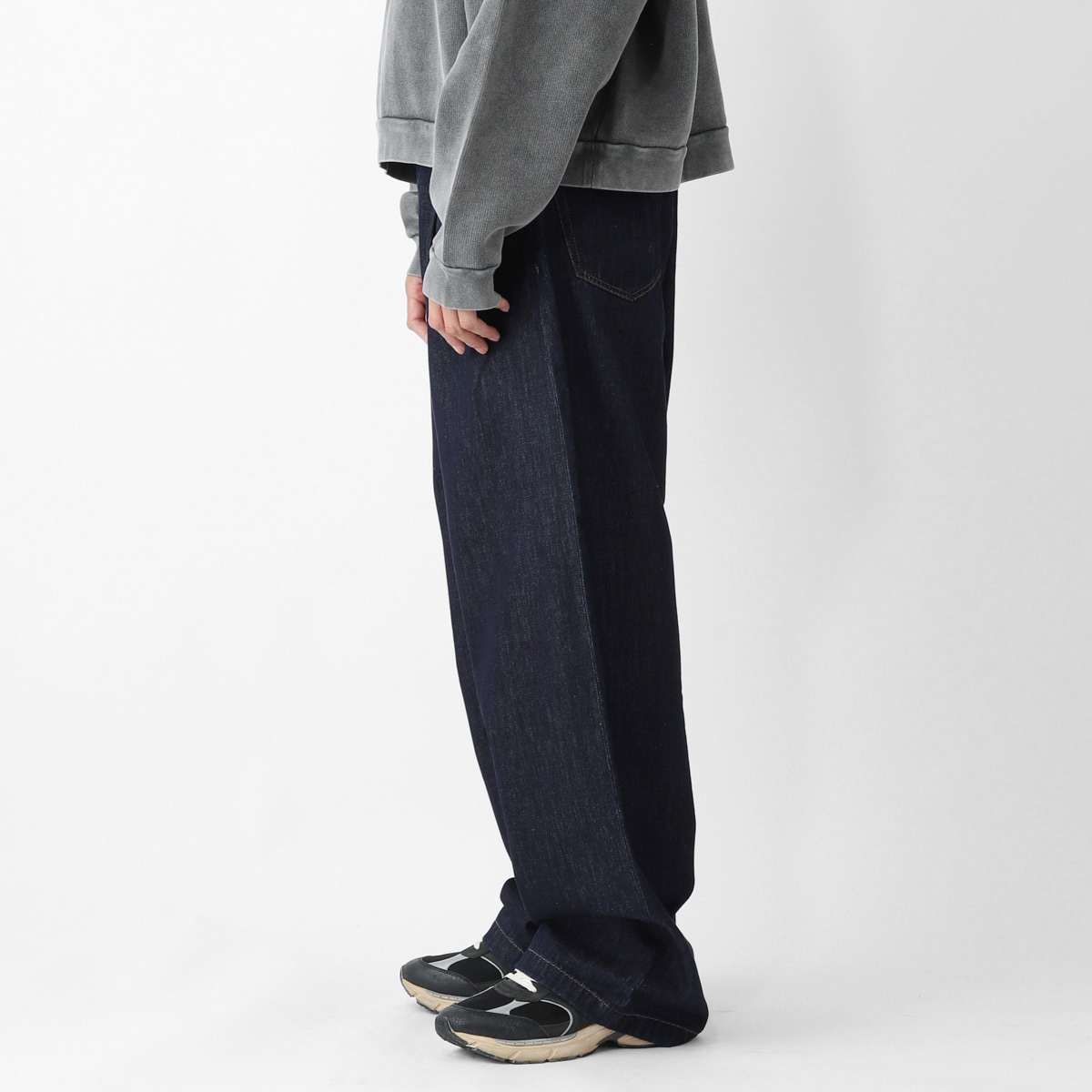 Dries Van Noten ドリス ヴァン ノッテン ボタンフライジーンズ/ワイド