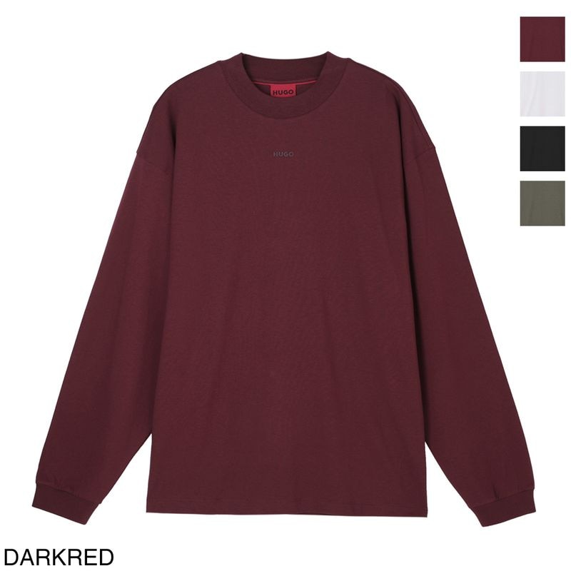 HUGO HUGOBOSS ヒューゴヒューゴボス クルーネック 長袖Ｔシャツ/DAPOSO メンズ