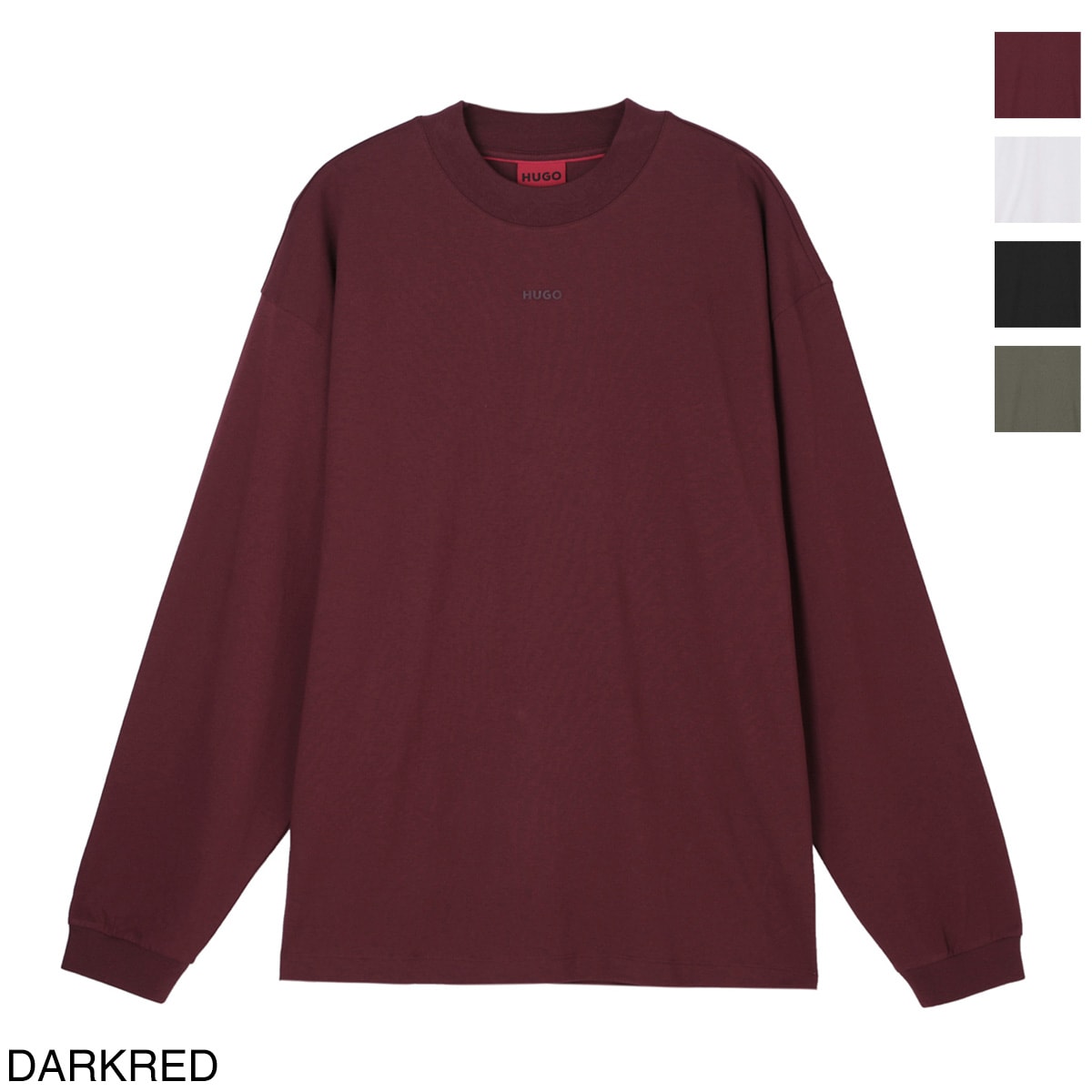 HUGO HUGOBOSS ヒューゴヒューゴボス クルーネック 長袖Ｔシャツ/DAPOSO メンズ